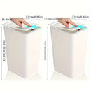 Bote de basura pequeño para baño, con tapa pop-up, 10L/2.6 galones, ideal para dormitorio, oficina, sala, cocina, 1/2/3 piezas, esenciales para el hogar