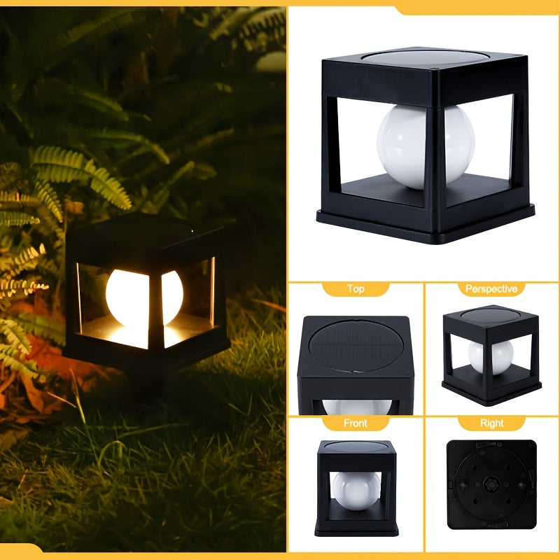 Farola Solar de Técnica Shenzhi para Exteriores, Lámpara Solare para Césped, Farol Solar con LED para Valla, Iluminación Paisajística Decorativa para Jardín, Patio, Terraza y Sendero, Luz de Estudio para Fotografía, Luces Decorativas como Accesorio