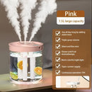 Humidificador portátil, tecnología ultrasilenciosa de ondas de sonido con 3 modos de niebla ajustables, alimentado por USB, 3 salidas de spray, ideal para dormitorio y oficina, humidificador perfecto para el hogar