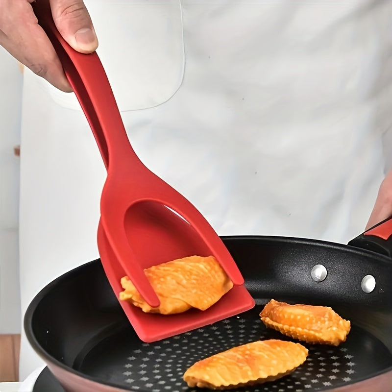 1 Pieza, Espátula De Nylon Para Freír, 2 En 1, Espátula Para Cocinar, Para Huevos, Para Filete De Panqueques, Herramientas Para Hornear, Utensilios De Cocina