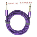 Cable de audio de 6.35 mm macho a macho con reducción de ruido, para consola de mezclas, amplificador de potencia y conexión de guitarra Mubesi, Eid Al-Adha Mubarak