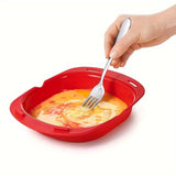 1pc Bandeja de horno de silicona para hacer rollos de huevo en microondas, Hacedor de tortillas de silicona, Sin batería, Gadgets de cocina, Herramientas de repostería