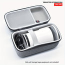Estuche de almacenamiento de carcasa dura EVA para proyector HY300 Pro - Organizador de viaje duradero con cierre seguro, bolsillo de malla para accesorios, gris (solo estuche), estuche de almacenamiento para proyector | Estuche de almacenamiento compact