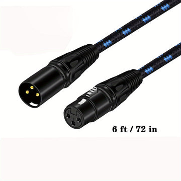 Cable De Micrófono XLR Macho A XLR Hembra (cable De Extensión XLR De Micrófono)