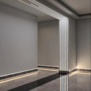 Conjunto de 10 Canales de Iluminación LED Dorados de Aluminio de 1.65 pies / 0.5 m, Tamaño Exterior de 15x9 mm, Montaje Oculto o Superficial con Clips de Montaje, Diseño Duradero en Forma de U para una Fácil Instalación