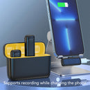 Micrófono inalámbrico profesional de 2 piezas con tecnología de emparejamiento automático, estuche de carga de 48 horas y cancelación de ruido dual. Micrófono inalámbrico plug-and-play, compatible con for iphone, for iPad, for Samsung PC, ideal para entr