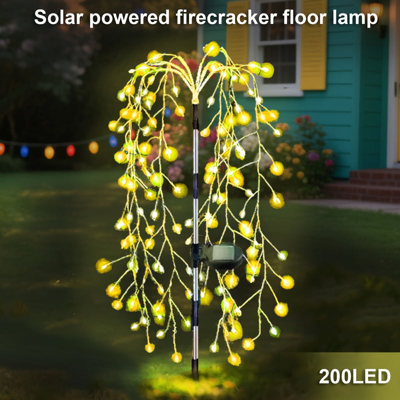 Linterna de Suelo con Energía Solar - Luces LED Cálidas para Jardín Exterior con Sensor de Movimiento, Diseño Duradero en Plástico para Fiestas, Decoración de Patio y Jardín, Iluminación Festiva, Estética Navideña, Resistente al Clima, Compradores de Vac