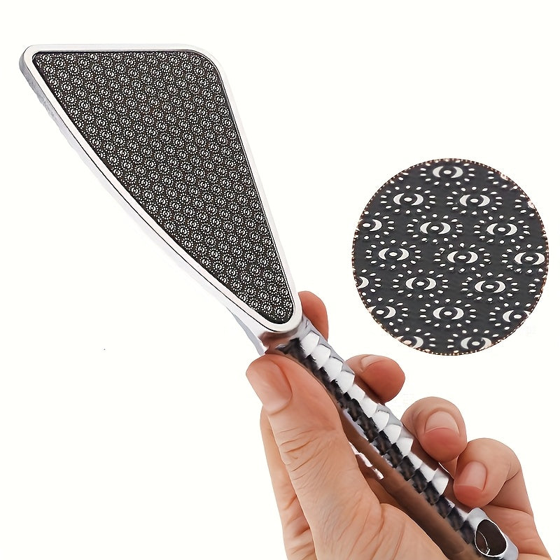 Limpiador de Pies de Vidrio, Diseño Hipoalergénico, Beige Ligero, Eliminador de Cutículas Muertas, Herramienta de Cuidado para Viajes en Todas las Estaciones Adecuada para 90 Áreas