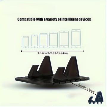 Soporte Antideslizante Universal para Teléfono de Coche, Base de Montaje para Móvil en Vehículo - 1 pieza