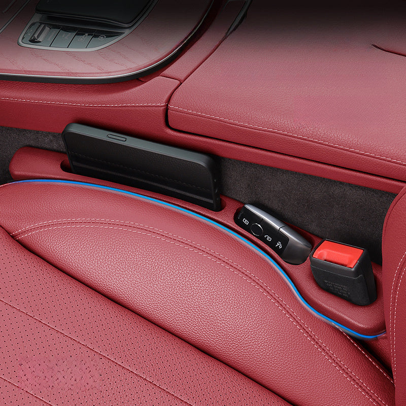 Juego de 2 Piezas para Rellenar Huecos del Asiento del Coche - Diseño Multifuncional con Bolsillo Lateral Mejorado | Almohadillas Universales para Espacios entre Asientos | Organizador Antigote y Resistente al Desgarro para Teléfonos Móviles/Llaves/Tarje