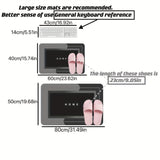 1 ud., Alfombrilla de Baño de Barro de Diatomeas, Tapete Absorbente para Suelo, Alfombra para Inodoro, Alfombrita Lavable Fácil de Limpiar, Alfombra Suave, Base Antideslizante de Goma