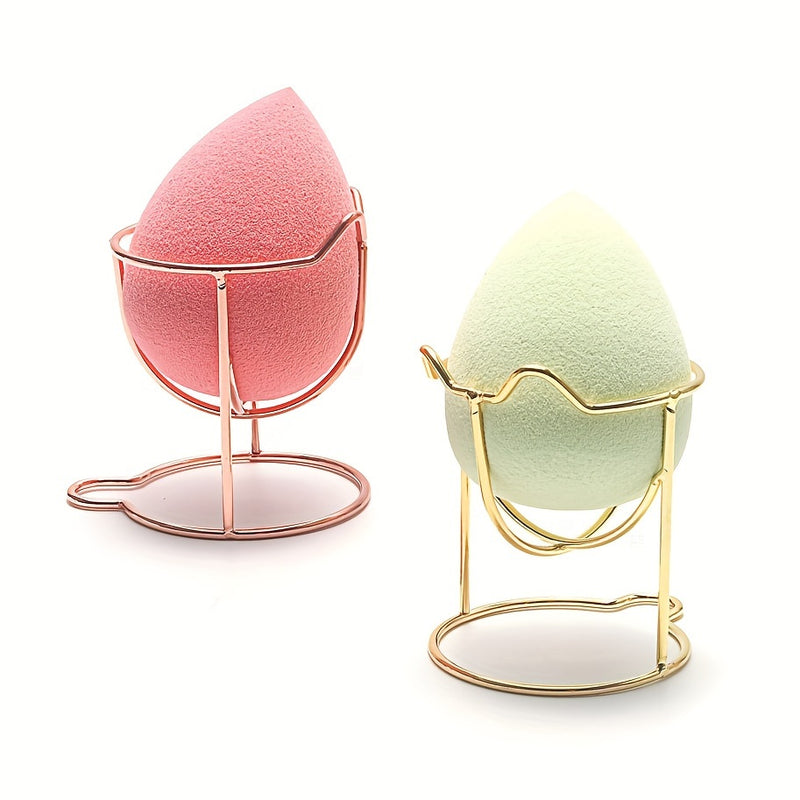 1 Pieza, Soportes Para Esponjas De Belleza, Soporte Para Secado De Esponjas De Maquillaje, Estante De Almacenamiento De Esponjas De Belleza, Soporte Para Exhibición De Polvo De Huevo, Organizador De Maquillaje De Tocador