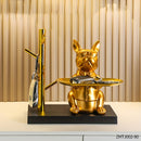 1pc Organizador de Llaves con Diseño de Perro Cartoon - Decoración para Mesa de Entrada en Resina con Gafas y Llavero, Uso Interior/Exterior, Sin Necesidad de Electricidad, Regalo Único para Hogar o Oficina