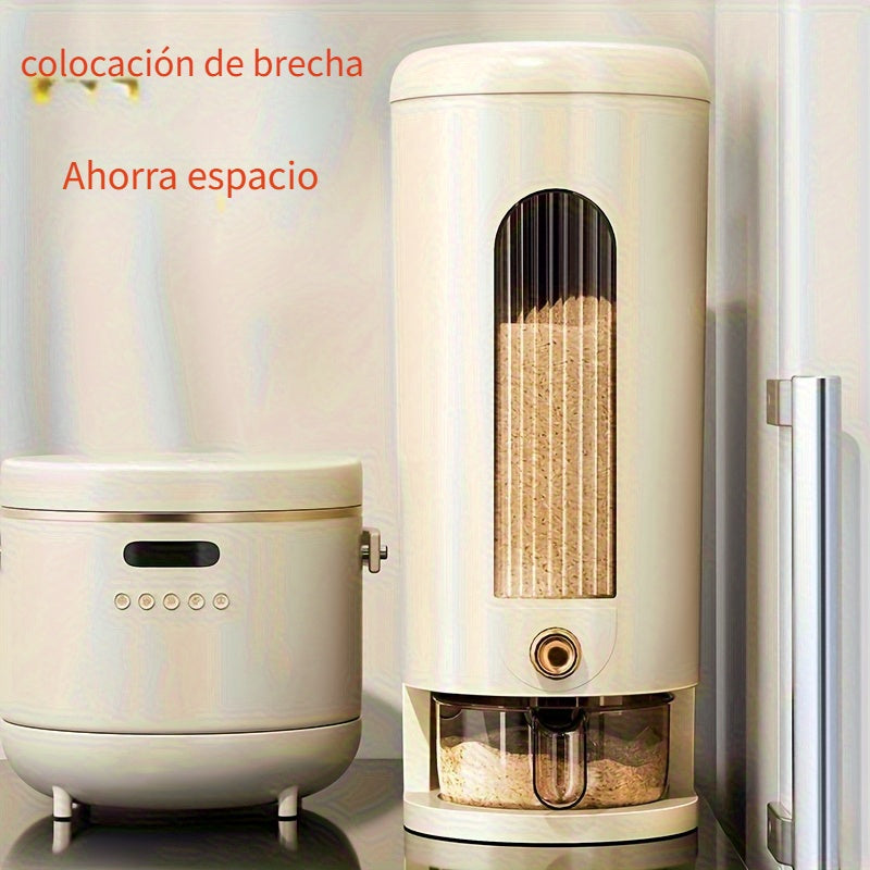 Dispensador De Arroz Hermético Premium, Gran Capacidad, A Prueba De Humedad Y Resistente A Insectos, Contenedor De Almacenamiento De Alimentos Para La Organización De La Cocina