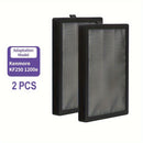 Filtro de repuesto TOPWELL 2-Pack KF250 compatible con el purificador de aire Kenmore 1200e, H13 True HEPA con capa de carbón activado y prefiltro, captura el 99,97% de las partículas, PM2010, reducción de olores