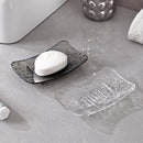 1 pieza Jabonera de plástico con drenaje, caja de almacenamiento de jabón para el hogar sin perforaciones, accesorios creativos para el baño y la cocina.