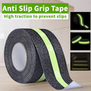 Adhesivo Antideslizante con Fosforescente, Cinta de Tracción para Escaleras y Superficies Resbaladizas - Reduce el Riesgo de Caídas en Interiores o Exteriores, 2 Pulgadas x 16.4 Pies/5cm*5m