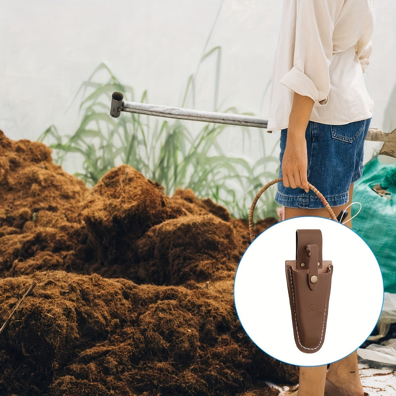 Estuche clásico de cuero para tijeras de podar y tijeras - Funda protectora para herramientas para tijeras de podar, tijeras, alicates - Duradero, no necesita electricidad, accesorio para herramientas