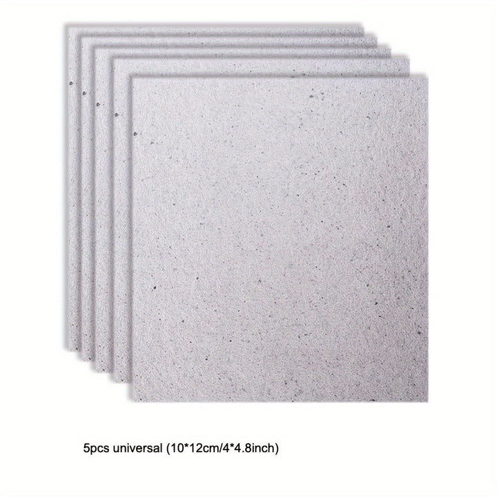 5pcs Placa De Mica Para Horno Microondas Hoja De Cubierta De Guía De Onda De Microondas Accesorio De Reparación De Reemplazo Para Horno Microondas De Cocina