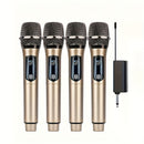 Micrófono inalámbrico para casa y exterior de KTV portátil para actuaciones de canto, sistema de micrófonos de mano, LMGBM