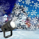 Luz de proyección de copos de nieve alimentada por USB - Iluminación de escenario LED festiva para Navidad y Pascua, decoración de fiestas para interiores y exteriores con escena de maravilla de invierno, luces de cuerda para jardines