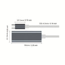 Adaptador de red USB C Lan de 1000Mbps Tipo-C a Ethernet RJ45 Compatible con OS WIN RJ45 a USB C, Adaptador de red Ethernet LAN de 100Mbps Tipo-C para MacBook Pro/Air, IPad Pro, Dell XPS, Surface Laptop, Mac para OS WIN