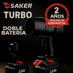 SAKER TURBO - SOPLADOR INALAMBRICO DOBLE BATERIA