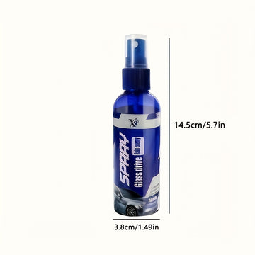 Espray anti-neblina de vidrio de 45 días de duración, a prueba de neblina, para ventanas de automóvil y cascos - Fácil de aplicar, mejora la visión clara para parabrisas y vidrio interior, visibilidad interior | Aplicación fácil | Espray de larga duració