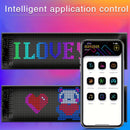 Panel LED de matriz de píxeles, letrero LED con desplazamiento, control por APP, USB 5V, flexible, direccionable RGB, patrones, texto animado, para tiendas, bares, publicidad y fiestas, 1 unidad