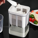 1 pieza de 1100 ml, filtro de acero inoxidable 304 para hacer yogur casero, malla ultrafina, ideal para hacer yogur griego casero, apto para uso en casa y restaurantes, no requiere batería, máquina para hacer yogur.