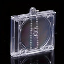 5 unidades de Mini Estuches de CD con llavero, Cajas de plástico transparente con cadenas, Material de plástico duradero, para entusiastas de la música