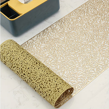 1pc Bandera de Mesa Dorada de Decoración de Fiesta de Lujo Ligero Moderno y Sencillo Francés Nórdico Europeo y Americano