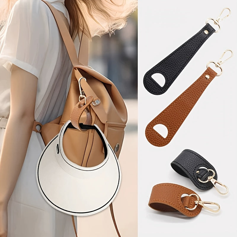 1pc Clip de Sombrero Metálico Portátil, Accesorio de Almacenamiento para Viajes para Compras y Gorras de Verano, Gancho para Mochila