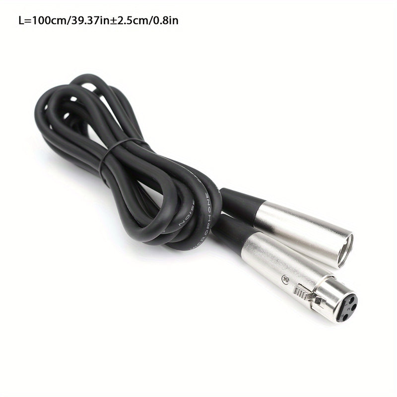 Cable de Audio Xlr Premium I-Zclive - Aleación de Zinc Duradera, Cable de 3 Pines Equilibrado para Micrófono y Altavoz para Equipos de Grabación, Preamplificadores y Estaciones de Radio