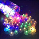 Conjunto de 10 piezas / 20 piezas / 50 piezas de Luces LED para Globos en Forma de Bola, Bombilla Mini Luminosa para Decoración de Fiestas, Bodas y Jardines