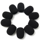 Conjunto de 5 Piezas de Protector Antiviento para Micrófono, Almohadilla de Espuma Suave para Cubrir el Micrófono, Esponja en Color Claro Beis