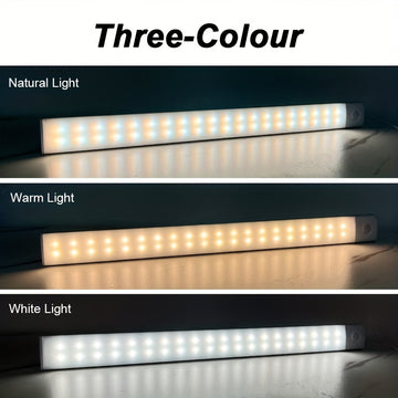 1pc Luz Nocturna LED Ultrafina con Sensor de Movimiento, Recargable por USB para Armario, Brillo Ajustable, Diseño Metálico Moderno, Iluminación de Pared para Cocinas y Dormitorios, Luces LED para Dormitorio