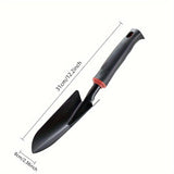 Herramientas de Jardinería Pala Exterior, Pala Pequeña para Plantar Flores, Rastrillo de Cinco Dientes, Rastrillo de Doble Cabeza, Juego de Herramientas para Plantar Verduras