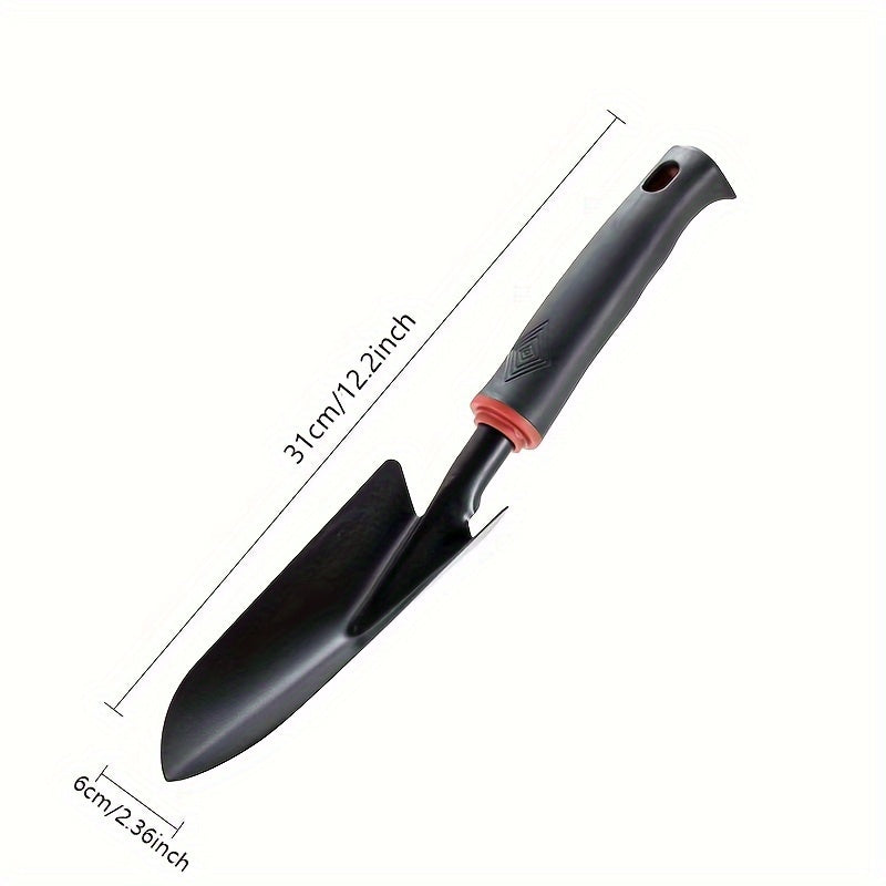 Herramientas de Jardinería Pala Exterior, Pala Pequeña para Plantar Flores, Rastrillo de Cinco Dientes, Rastrillo de Doble Cabeza, Juego de Herramientas para Plantar Verduras