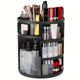[Giratorio Transparente Maquillaje Organizer] Organizador de Maquillaje Giratorio Transparente 360° - 1 pza Estante Giratorio para Cosméticos de Encimera - Para Almacenamiento en Dormitorio y Baño