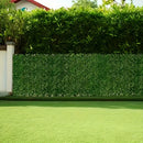6 rollos de 6.0 metros x 50.01 cm, panel decorativo de hiedra artificial en verde oscuro, resistente a la intemperie y fácil de instalar, ideal para decoración de jardín, patio, arreglos de bodas y acentos para el hogar