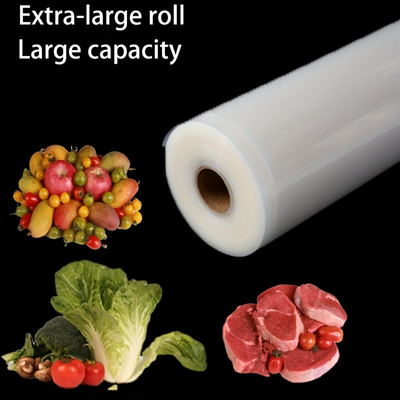 La bolsa al vacío de 20 cm de ancho disponible en cuatro longitudes, mantiene la frescura de los alimentos y es ideal para congelación, cocina lenta a baja temperatura. Compatible con todas las máquinas de vacío