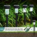 10 luces solares para jardín, exteriores y patio, ideales para caminos, terrazas, césped, pasillos y entradas