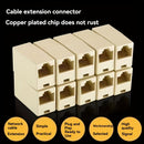 Conectores Ethernet RJ45 CAT6 de 1 pieza/3 piezas/4 piezas/7 piezas/10 piezas, Adaptador Recto de Doble Cabeza para Ethernet, Conector Ethernet, Conector Extendido de Cable Ethernet