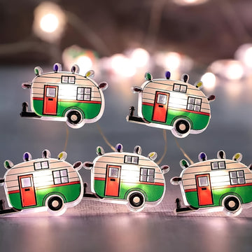 Un paquete de luces de camping innovadoras, funcionales con batería, sin baterías, luces navideñas cálidas y parpadeantes adecuadas para cocina, fiestas, bodas, vacaciones y decoración de hogar al aire libre.