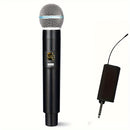 Micrófono inalámbrico UHF profesional de mano, micrófono dinámico, sistema de karaoke con receptor para amplificador, sistema de megafonía, Eid Al-Adha Mubarak.