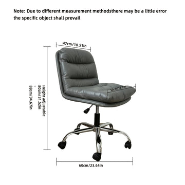 Silla de ordenador 1pc, silla de oficina, silla de estudio para el hogar con respaldo para escritorio, dormitorio o maquillaje