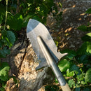 Pala de doble propósito de alta resistencia con hoja de cuchillo integrada - Borde serrado afilado adecuado para tala, perforación profunda, camping, jardinería - Hoja de corte de precisión, ideal para supervivencia al aire libre, leña y paisajismo, dise