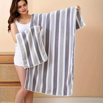 Toalla de microfibra superabsorbente 1 toalla/1 toalla de baño | Secado rápido, suave y duradera, adecuada para deportes, gimnasio y uso de ducha - Disponible en 13,7*29,5 pulgadas/35*75cm, toalla de baño 27,6*55 pulgadas/140*70cm, toallas de baño