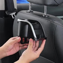 Caixa de almacenamiento trasera para asiento del coche con portavasos - caja de almacenamiento con ganchos multifuncionales, colección completa para bebidas/deslizadores/paños adecuada para la mayoría de modelos de automóviles